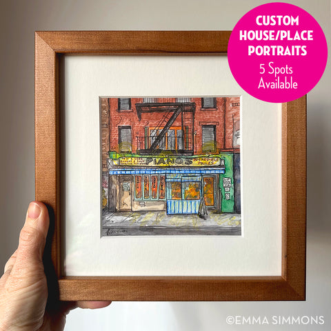 Custom Portraits House/Shop/Venue