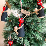 Krampus Wooden Christmas Decoration