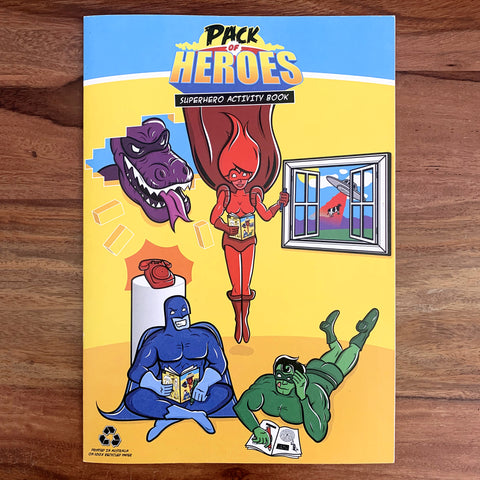 Pack of Heroes - Superhero Activity Book