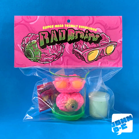 Neonshade & Toxiclops - Rad Brains Double Stack Resin Art Toy