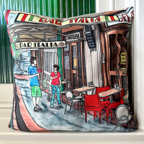 Bar Italia Cushion Cover