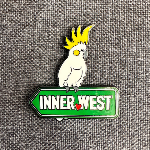 Inner West Sulphur Crest Cockatoo Pin