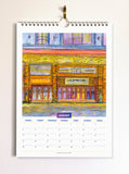 'Nightlife' 2024 Calendar by EmmaJane Illustration