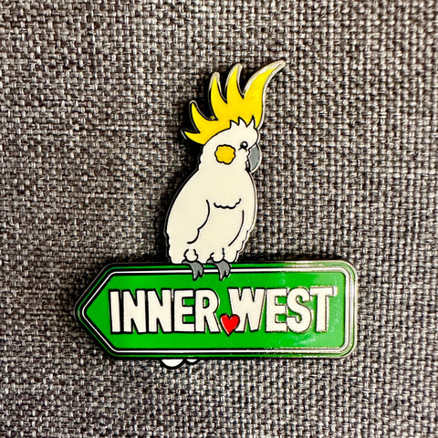 Inner West Sulphur Crest Cockatoo Pin