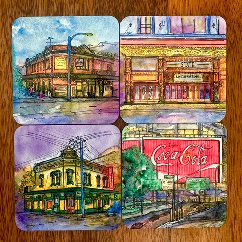 Nightlife Coaster Set