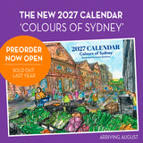 2027 Calendar Colours of Sydney by EmmaJane Illustration