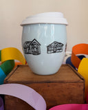 Pastel Places - Inner West Houses Ceramic Cups