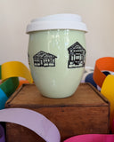 Pastel Places - Inner West Houses Ceramic Cups