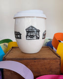 Pastel Places - Inner West Houses Ceramic Cups