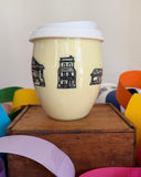 Pastel Places - Inner West Houses Ceramic Cups