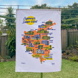 Sydney's Inner West Souvenir Tea Towel - Summer Spritz Edition