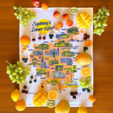 Sydney's Inner West Souvenir Tea Towel - Summer Spritz Edition