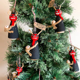 Krampus Wooden Christmas Decoration