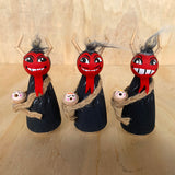 Krampus Wooden Christmas Decoration