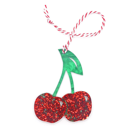 Merry Cherries - Festive Fruits Hanging Decoration