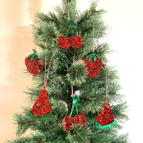 Strawberry - Festive Fruits Hanging Decoration