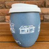 Inner West Houses Ceramic Keep Cup in Blue