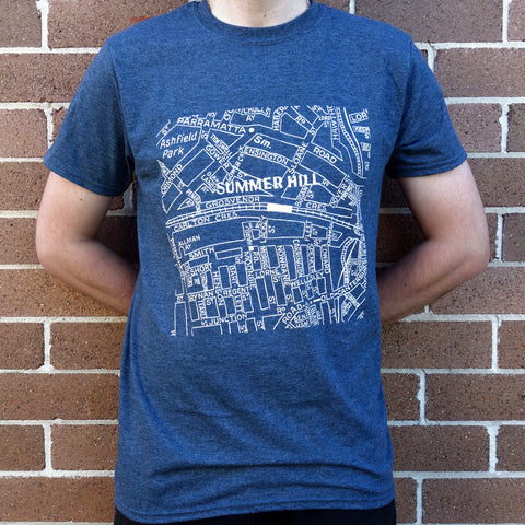 Men's Summer Hill Map T-Shirt