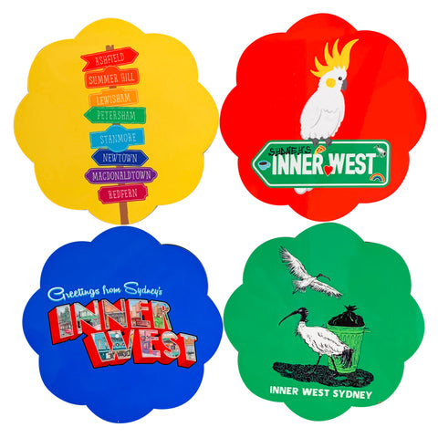 Set of 4 Coasters - Sydney's Inner West